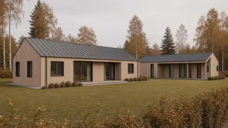 Одноэтажный Барнхаус 180м2